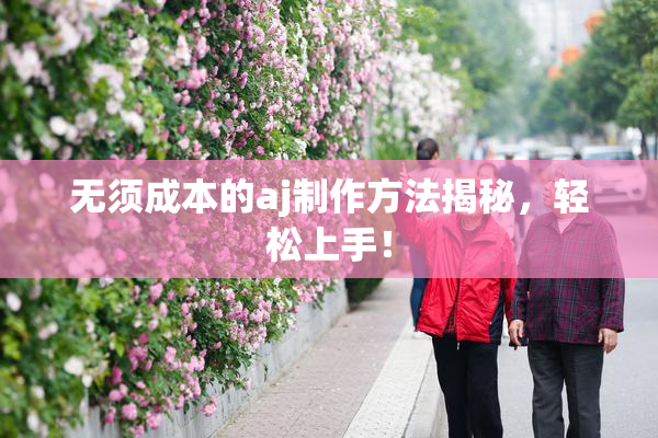 无须成本的aj制作方法揭秘，轻松上手！