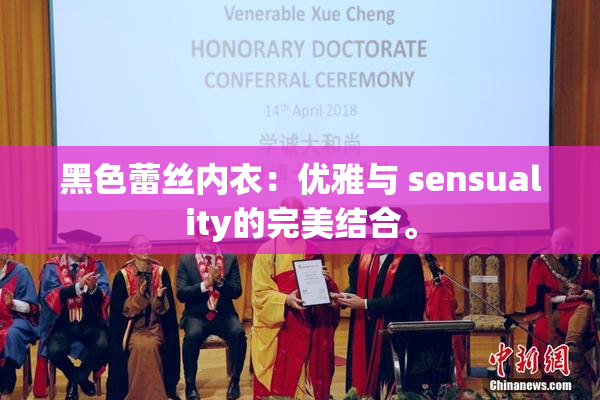 黑色蕾丝内衣：优雅与 sensuality的完美结合。