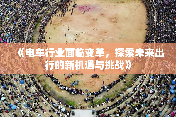 《电车行业面临变革，探索未来出行的新机遇与挑战》