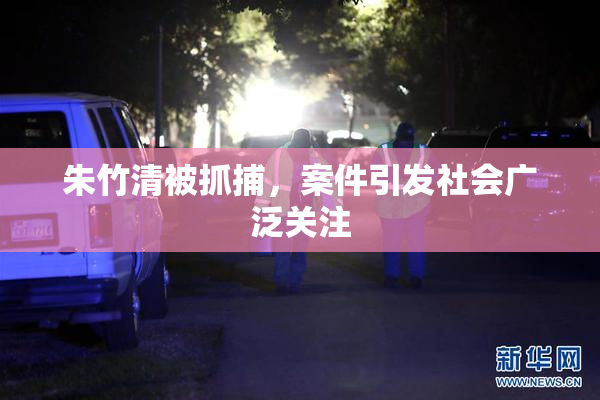 朱竹清被抓捕，案件引发社会广泛关注