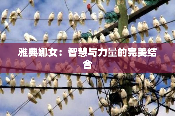 雅典娜女：智慧与力量的完美结合