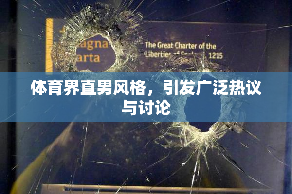 体育界直男风格，引发广泛热议与讨论