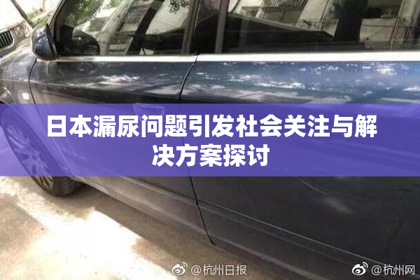 日本漏尿问题引发社会关注与解决方案探讨