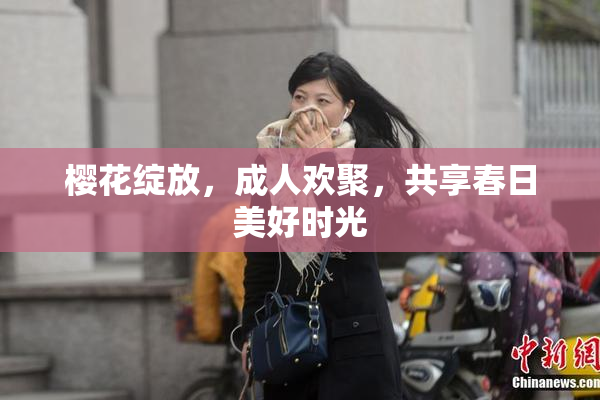 樱花绽放，成人欢聚，共享春日美好时光
