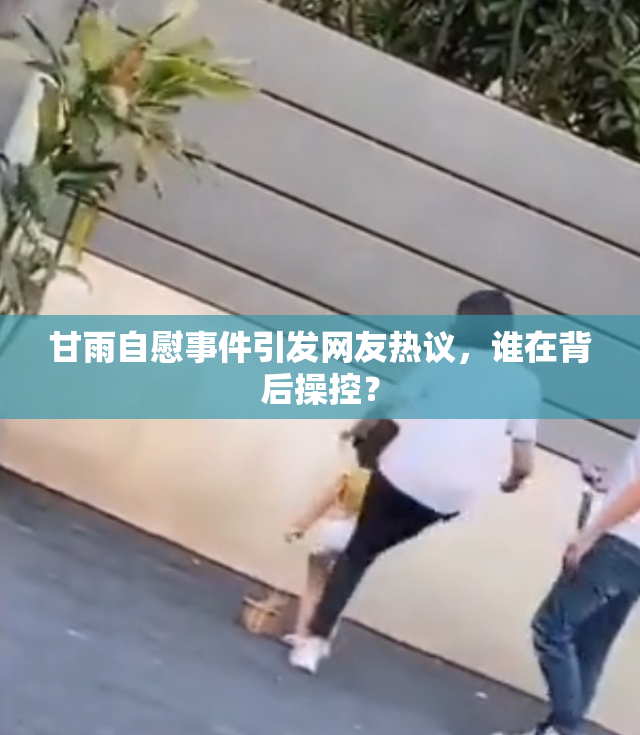甘雨自慰事件引发网友热议，谁在背后操控？
