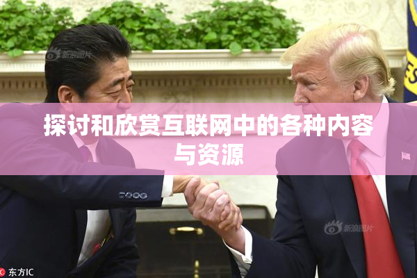 探讨和欣赏互联网中的各种内容与资源