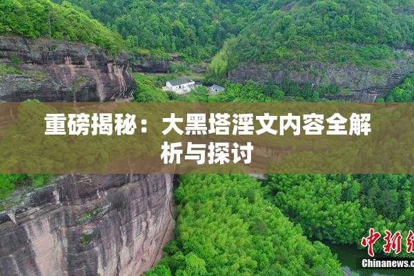 重磅揭秘：大黑塔淫文内容全解析与探讨