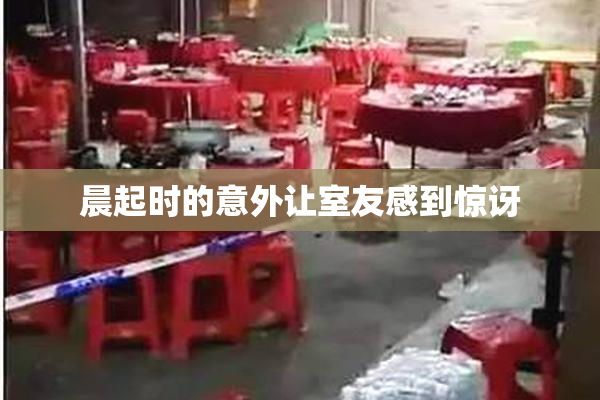 晨起时的意外让室友感到惊讶