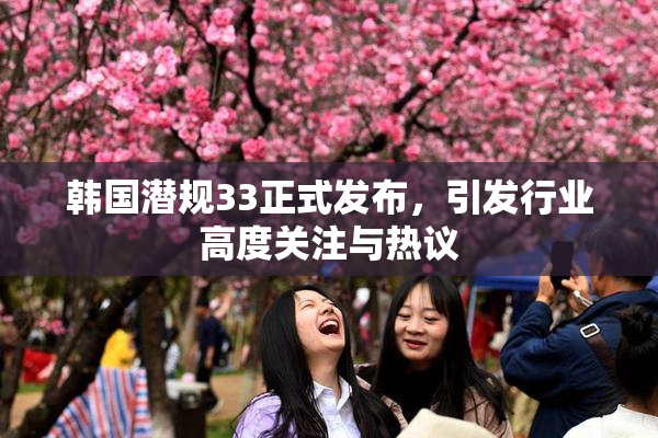韩国潜规33正式发布，引发行业高度关注与热议