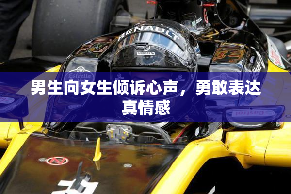 男生向女生倾诉心声，勇敢表达真情感