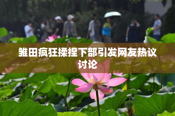 雏田疯狂揉捏下部引发网友热议讨论