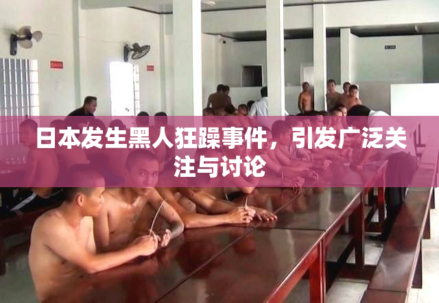 日本发生黑人狂躁事件，引发广泛关注与讨论