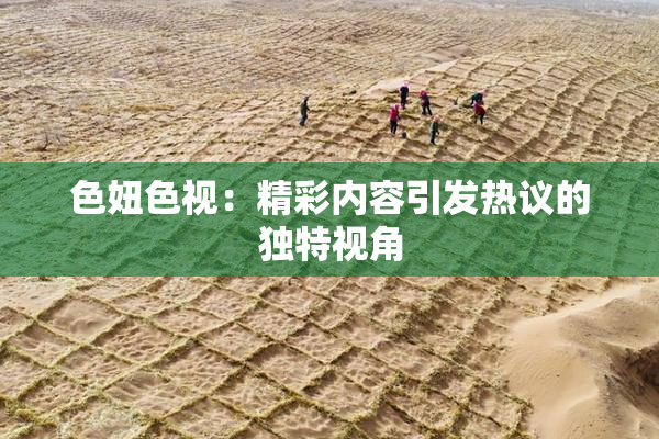 色妞色视：精彩内容引发热议的独特视角