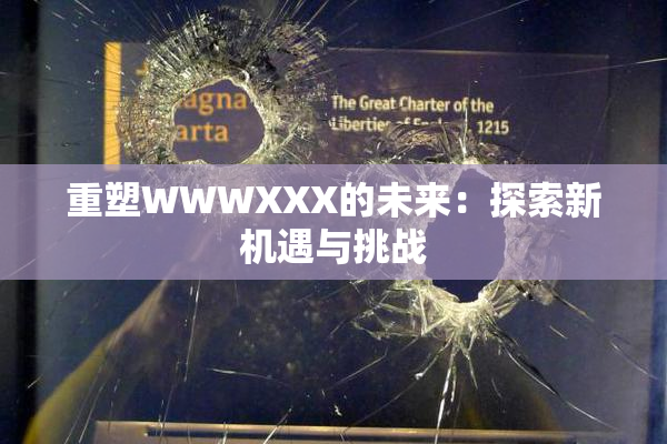 重塑WWWXXX的未来：探索新机遇与挑战