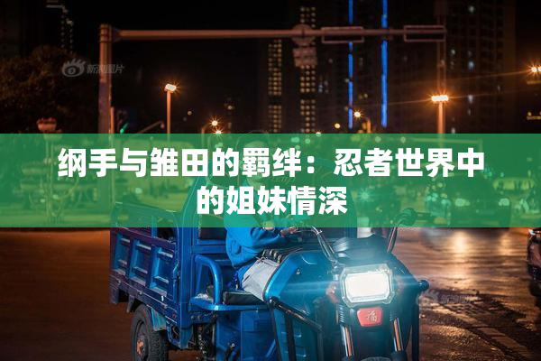 纲手与雏田的羁绊：忍者世界中的姐妹情深