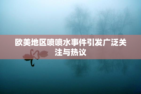 欧美地区喷喷水事件引发广泛关注与热议