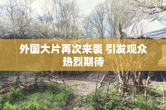 外国大片再次来袭 引发观众热烈期待